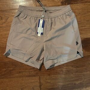 Men's Athletic Shorts in Light Tan